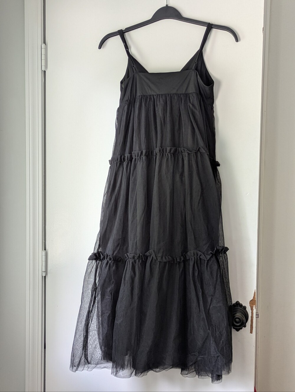 English Factory Tulle Contrast Midi Dress Sz M - Picture 7 of 7